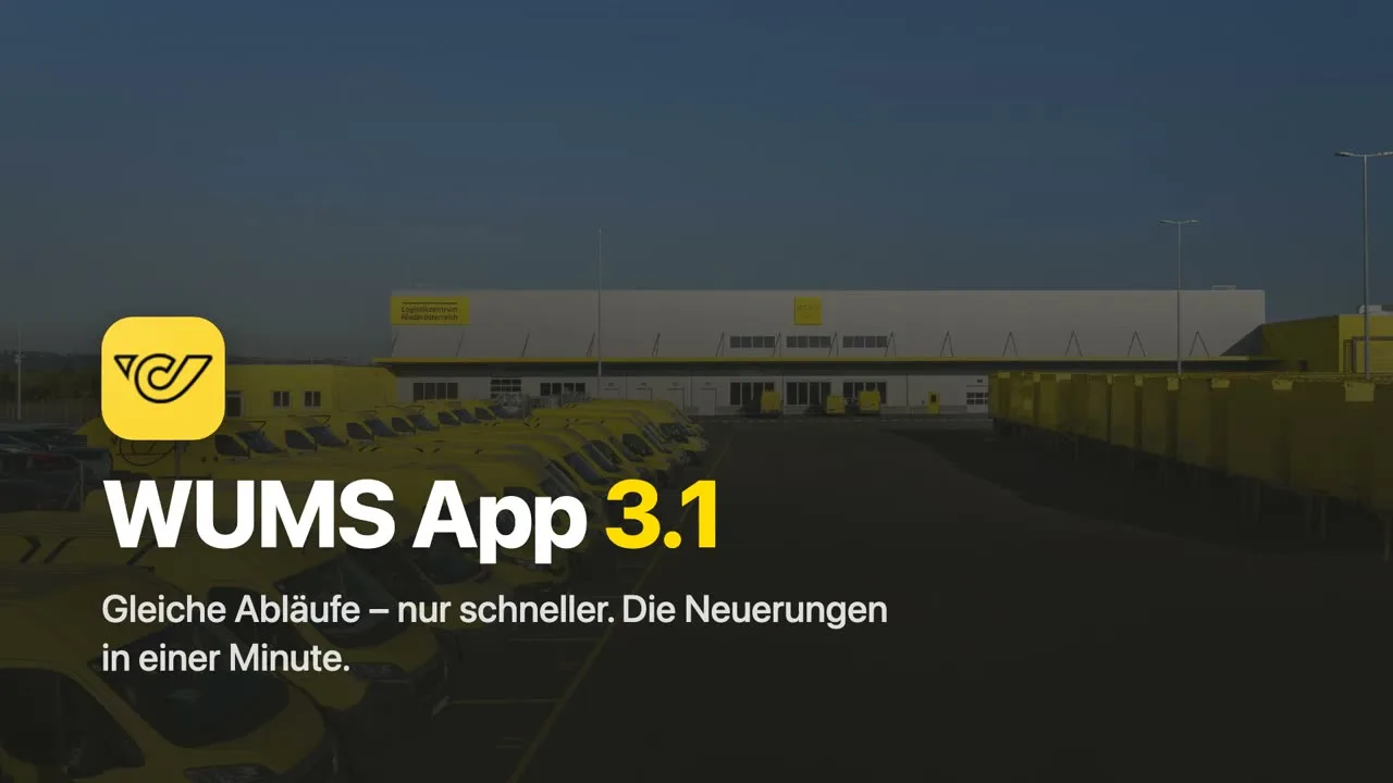 Application de gestion de flotte WUMS 3.1 : nouveau design, même déroulement