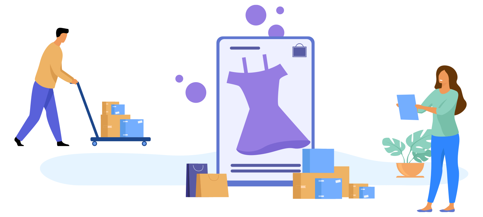 Gestion des marchandises & boutique