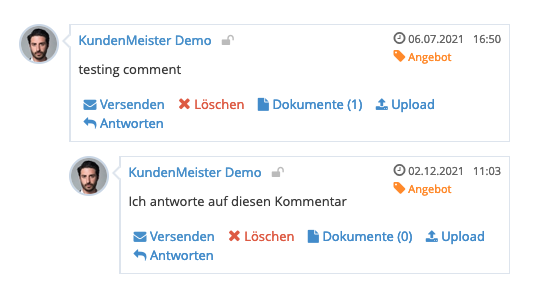 Neue 1Tool CRM Version 7.38