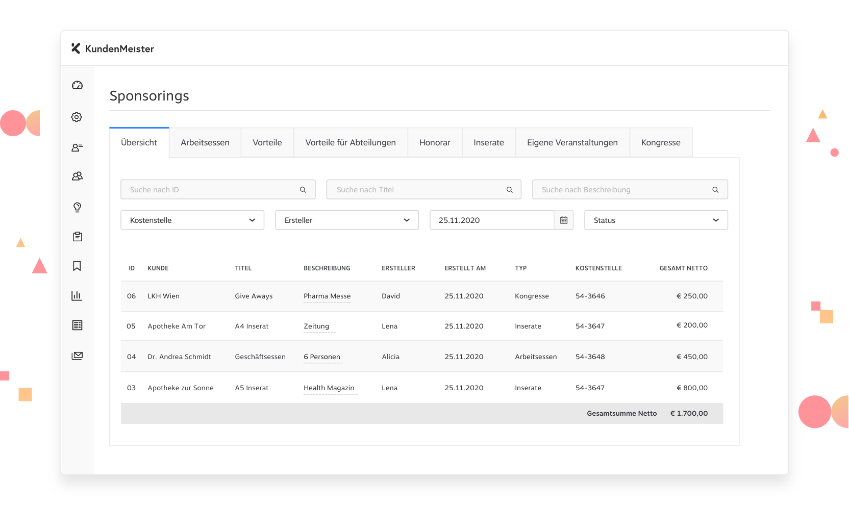 Sponsorships Overview