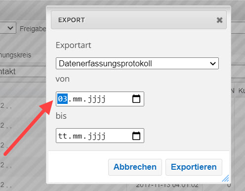 1Tool | Datenerfassungsprotokoll5