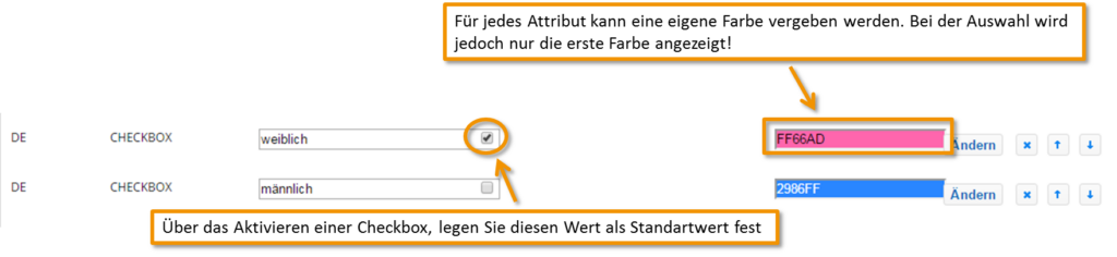 1Tool | Eigene Felder Checkbox