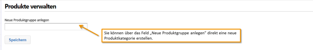 Einfache Ansicht_Produktgruppe erstellen