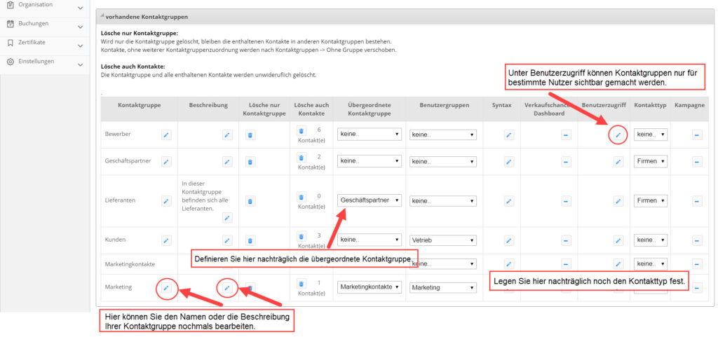 1Tool | Créer un groupe de contacts3