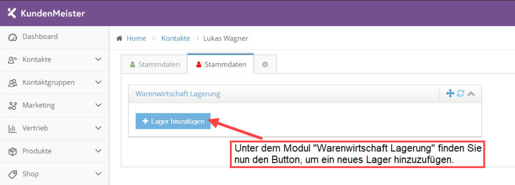 1Tool | Lager anlegen4