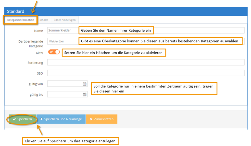 Neue Kategorie_Kategorieinfos
