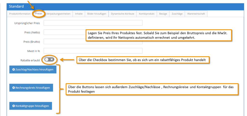 Neues Produkt_Preise