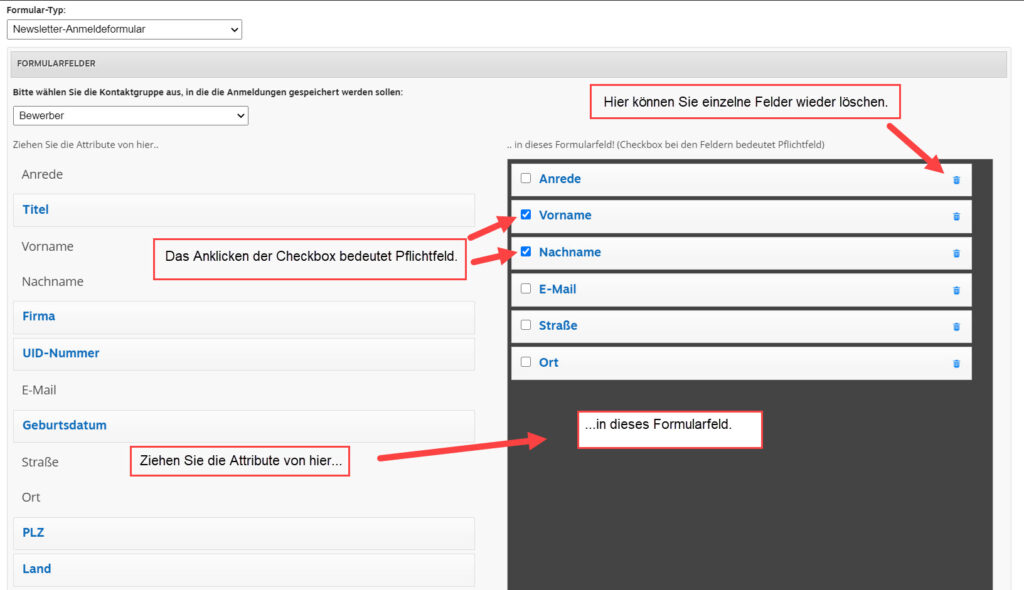 1Tool | Formulários de boletim informativo 4