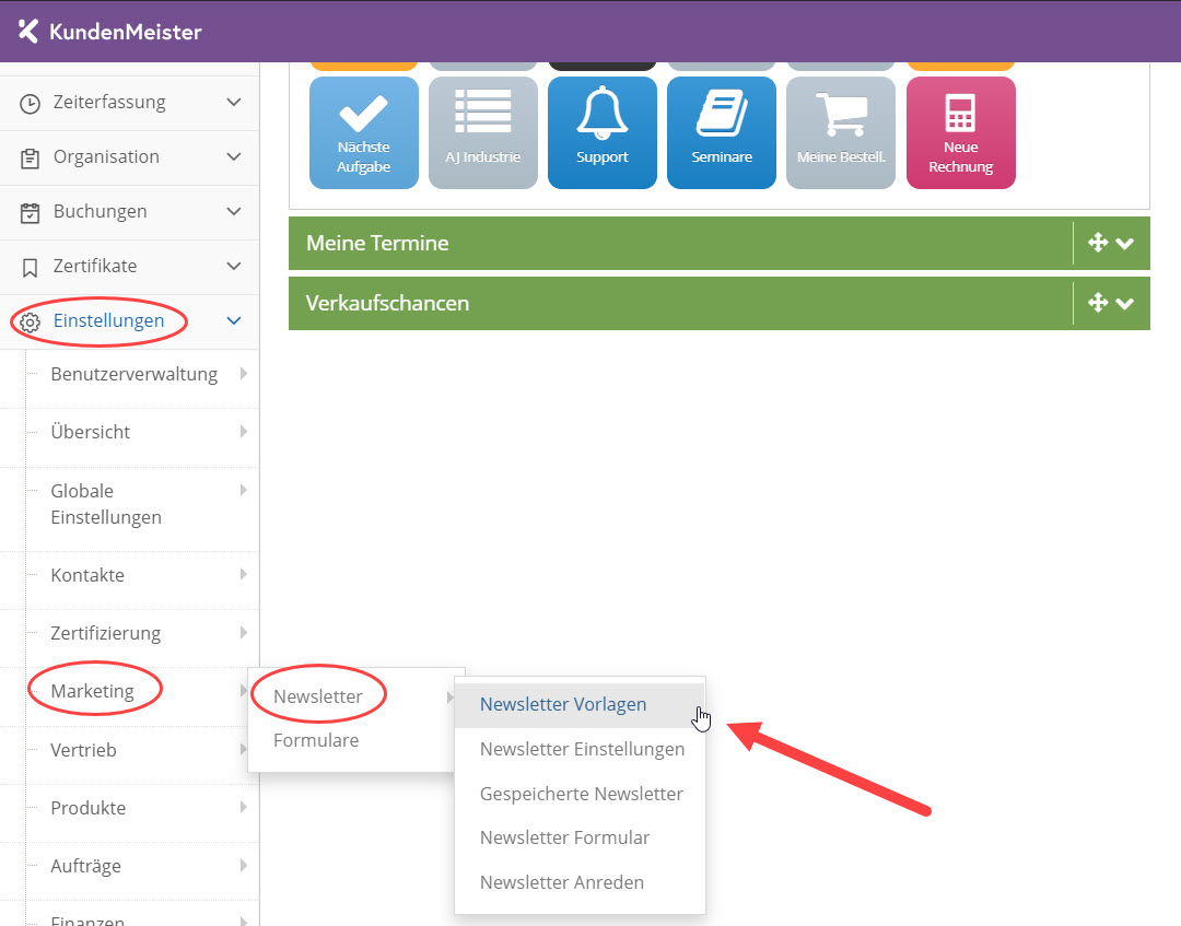 1Tool | Newsletter Vorlage erstellen