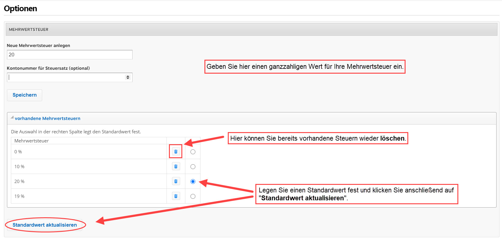 1Tool | Optionen 1