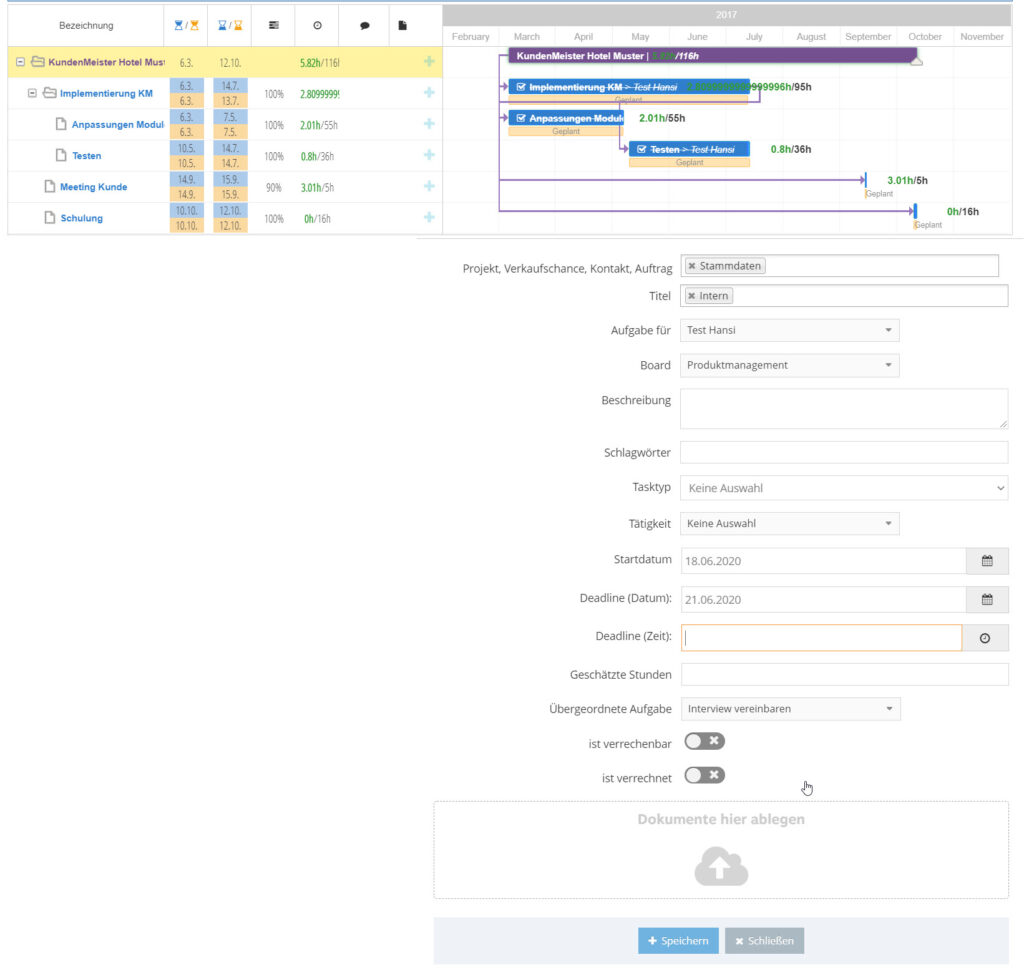 1Tool | Projektzeitplan4