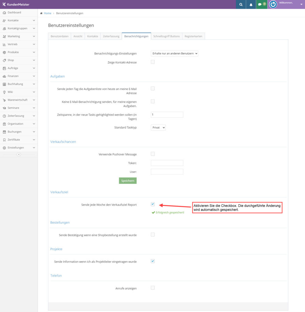1Tool | Umsatz Verkaufsreport per Mail2