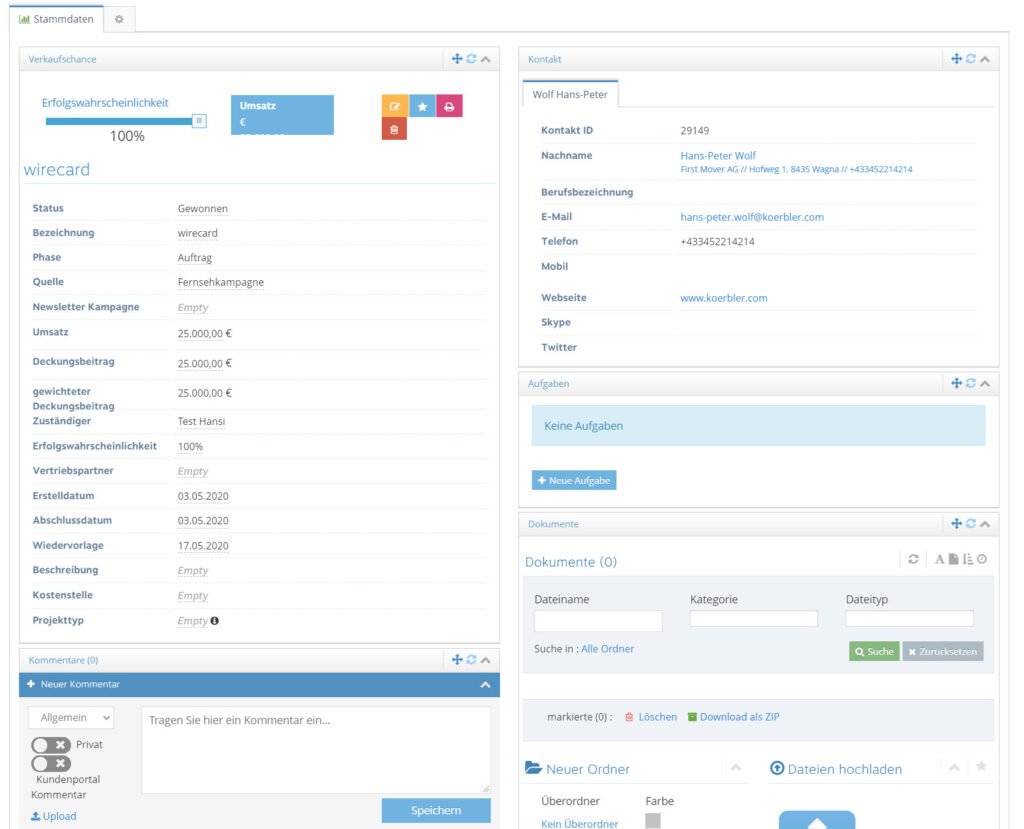 1Tool | Visualização de detalhes de oportunidades2 1