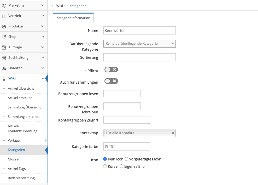 1Tool | ustvarite kategorijo