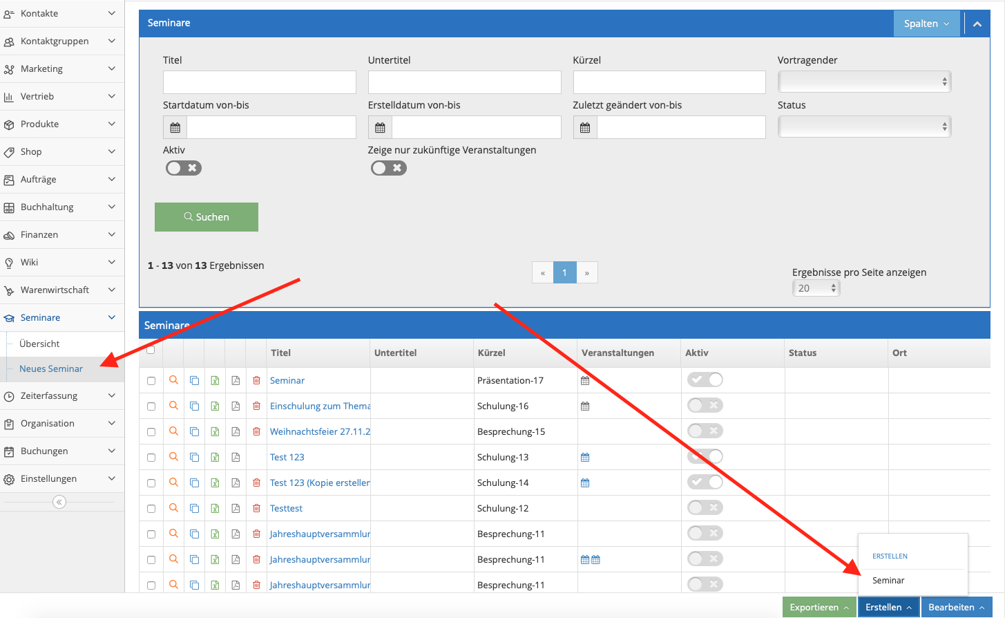 1Tool | neues seminar 1