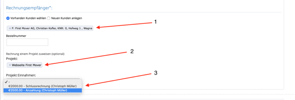 1Tool | destinataire de la facture