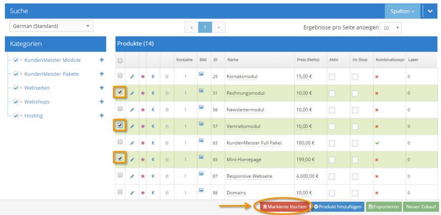 1Tool | Produktuebersicht Markierte loeschen 1024x498 1